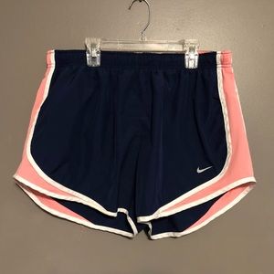 Nike Dri-fit Dry Tempo Running Shorts (Navy/Pink)